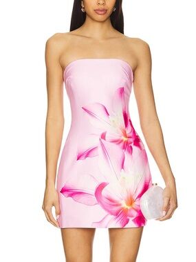 Runaway Primrose Mini Dress in Pink Flowers | Medium